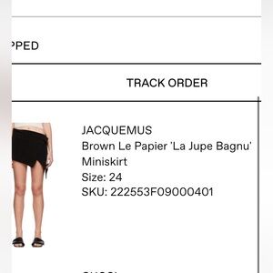 Jacquemus Le jupe baggy